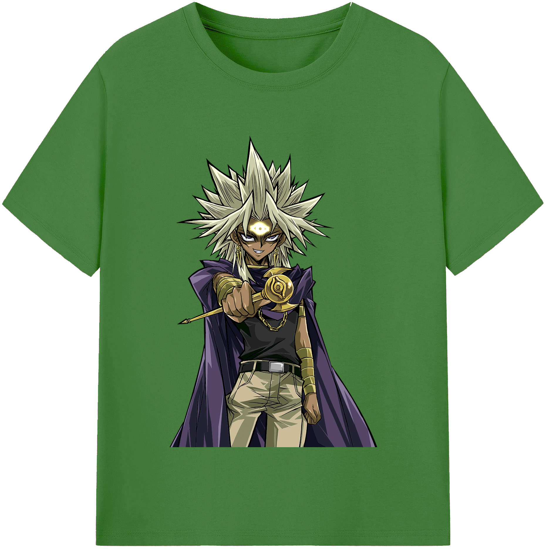 （画像用） 遊☆戯☆王 Yu-Gi-Oh! レディースカジュアルプリントTシャツ（綿100％）